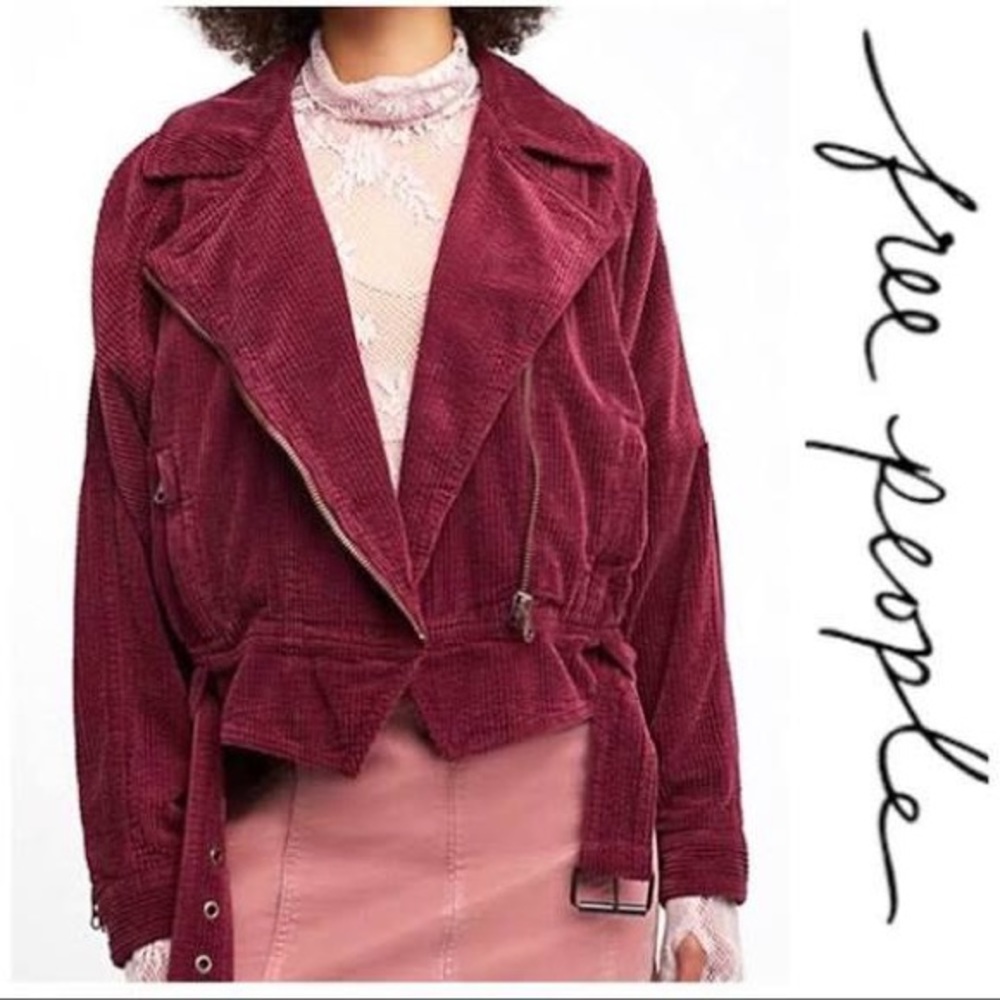 Free people slouchy dolman corduroy  jacket-